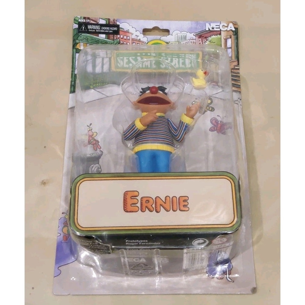 Sesame Street Toony Classics Ernie 6" Action Figure NECA 2024